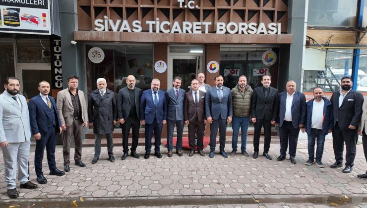 Eken ve Karakaya’dan Sivas Ekonomisi İçin İstişare