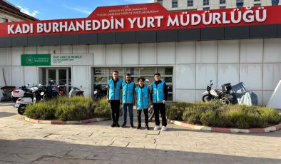 Kadı Burhaneddin Yurdu Öğrencilerinden İhtiyaç Sahibi Ailelere Destek
