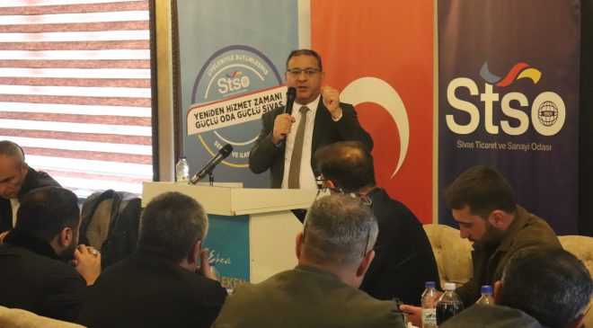 Mustafa Eken Yıldızeli’nde Oda Üyeleriyle Buluştu