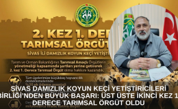 Sivas Damızlık Koyun Keçi Yetiştiricileri Birliği’nden Büyük Başarı